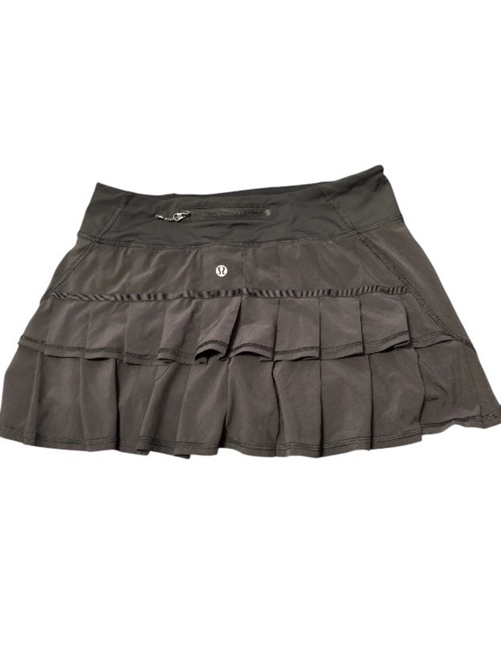 Lululemon Athletica Run: Pace Setter Skirt Black - Picture 6 of 7